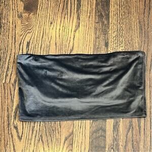 NWT Aerie Gray Velvet Tube Top Size XXL Glam